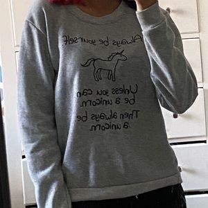 Always be yourself sweater
